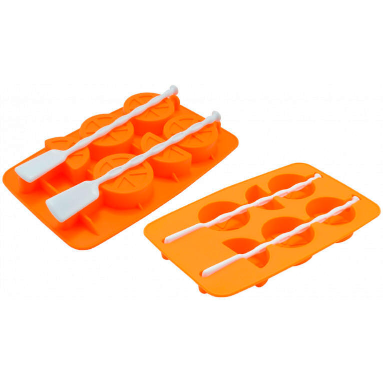 TAVĂ PENTRU CUBURI DE GHEAȚĂ - galben închis/alb, Basics, plastic (12,5/21/2,5cm)