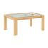 COUCHTISCH in Holz, Glas 98/63/45 cm - Eichefarben, KONVENTIONELL, Glas/Holz (98/63/45cm) - Invivus COUCHTISCH in Holz, Glas 98/63/45 cm - Eichefarben, KONVENTIONELL, Glas/Holz (98/63/45cm) - Invivus