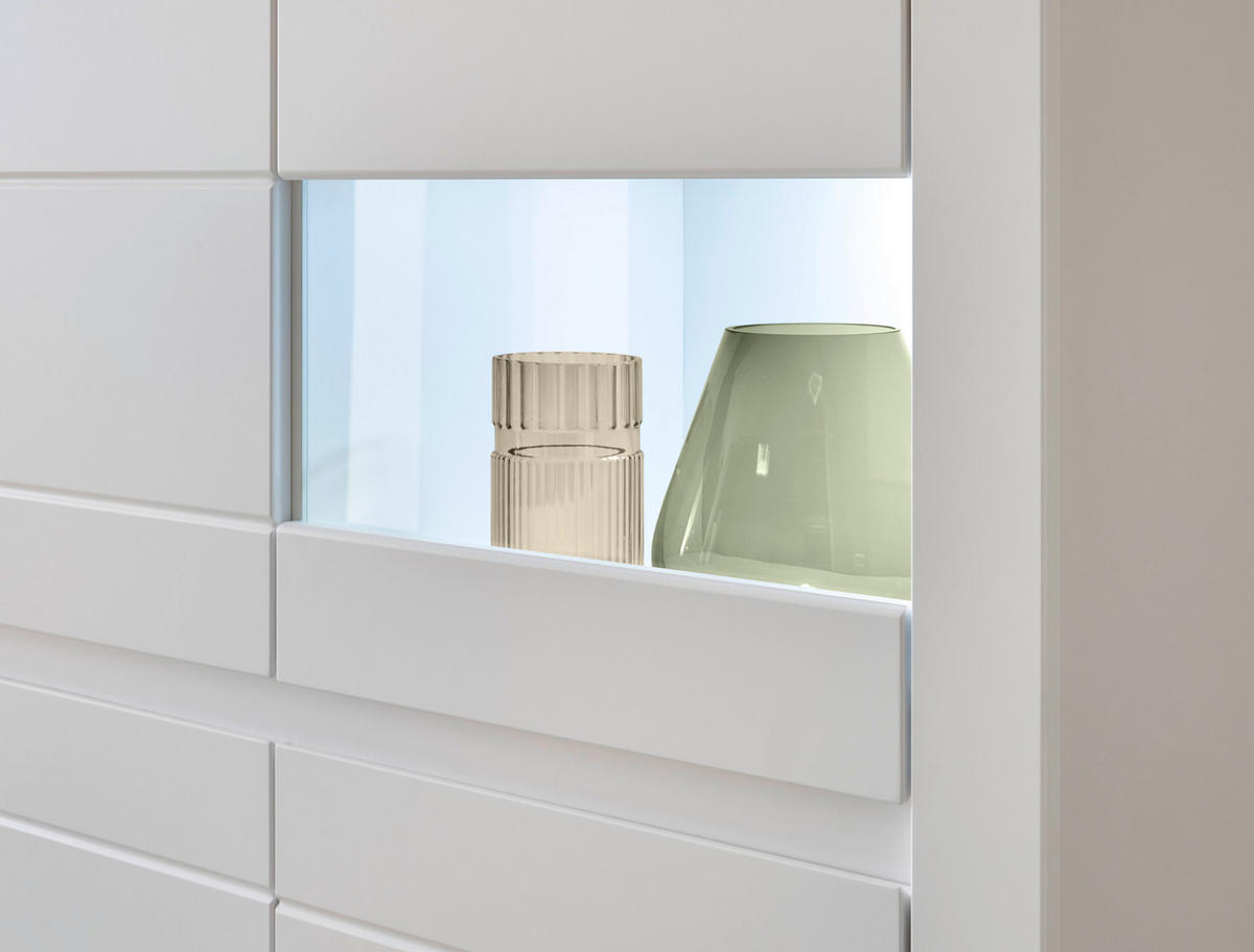 HIGHBOARD , 165/132/42 cm,  - Eichefarben/Silberfarben, Design, Holzwerkstoff/Kunststoff (165/132/42cm) - MID.YOU