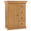 KOMMODE  in 88/117/45 cm  - Laugenfarbig/Kupferfarben, ROMANTIK / LANDHAUS, Holz/Metall (88/117/45cm) - Boxxx