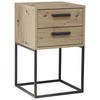 NACHTSCHRANK 40/65/38,5 cm  - Schwarz/Eiche Artisan, MODERN, Holzwerkstoff/Kunststoff (40/65/38,5cm) - Livetastic