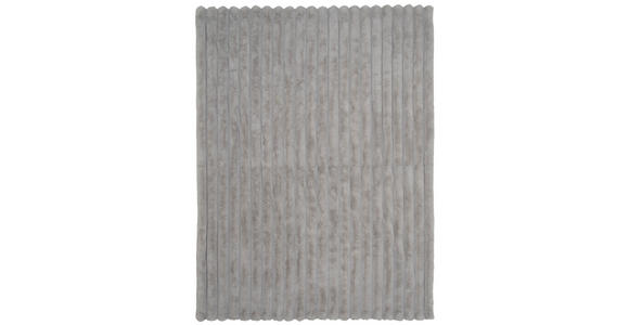 FELLDECKE 150/200 cm - Silberfarben, Textil (150/200cm) - Novel