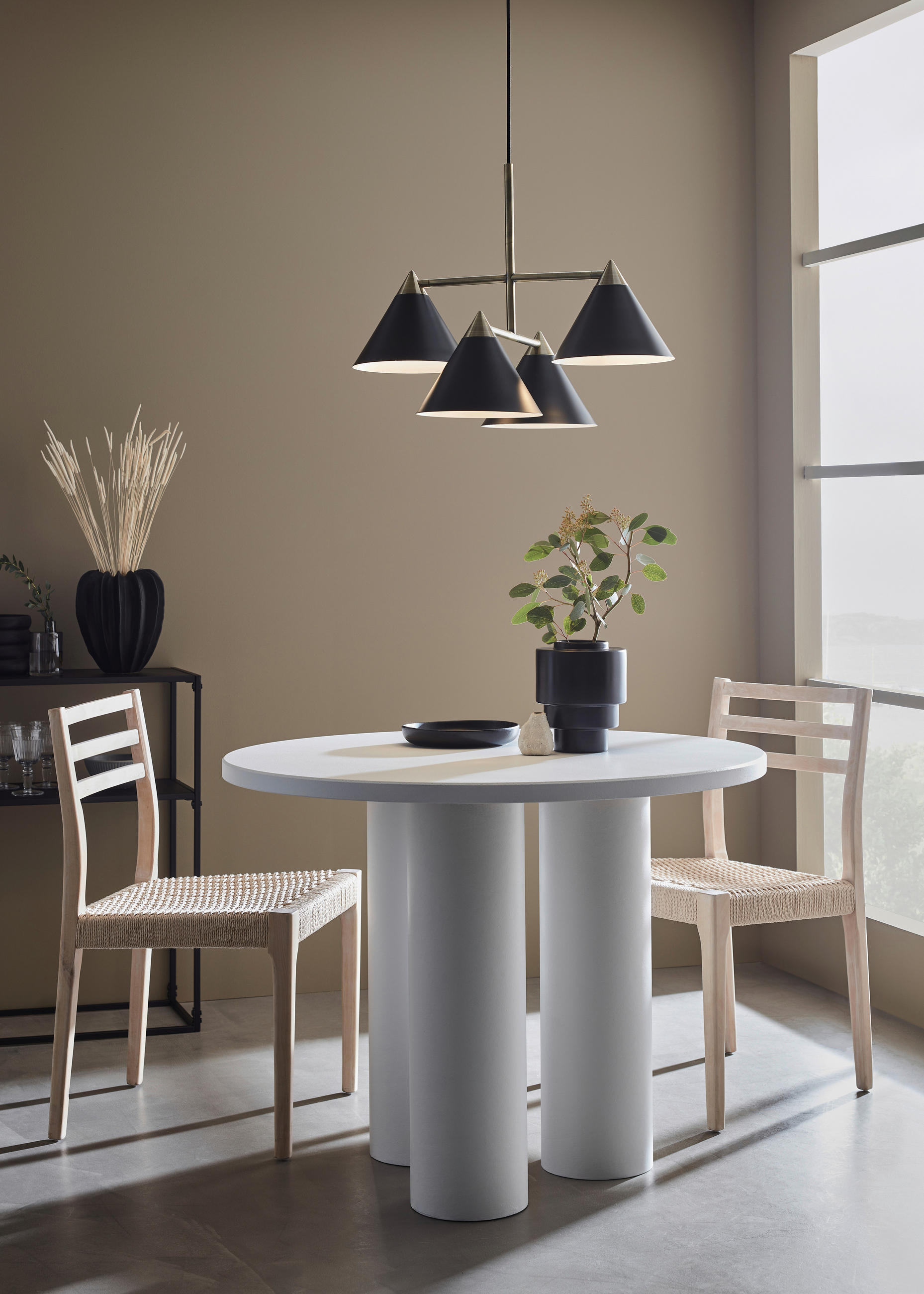 HÄNGELEUCHTE Klint 57/46/57 cm   - Schwarz, Basics, Metall (57/46/57cm) - Markslöjd