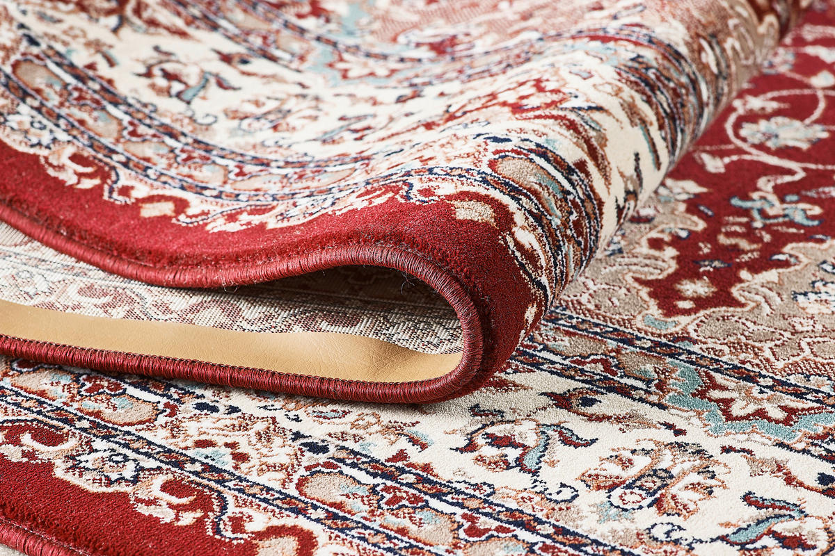 VINTAGE-TEPPICH 120/170 cm Semerkand Dunkelrot, Beige  - Beige/Dunkelrot, LIFESTYLE, Textil (120/170cm) - Novel