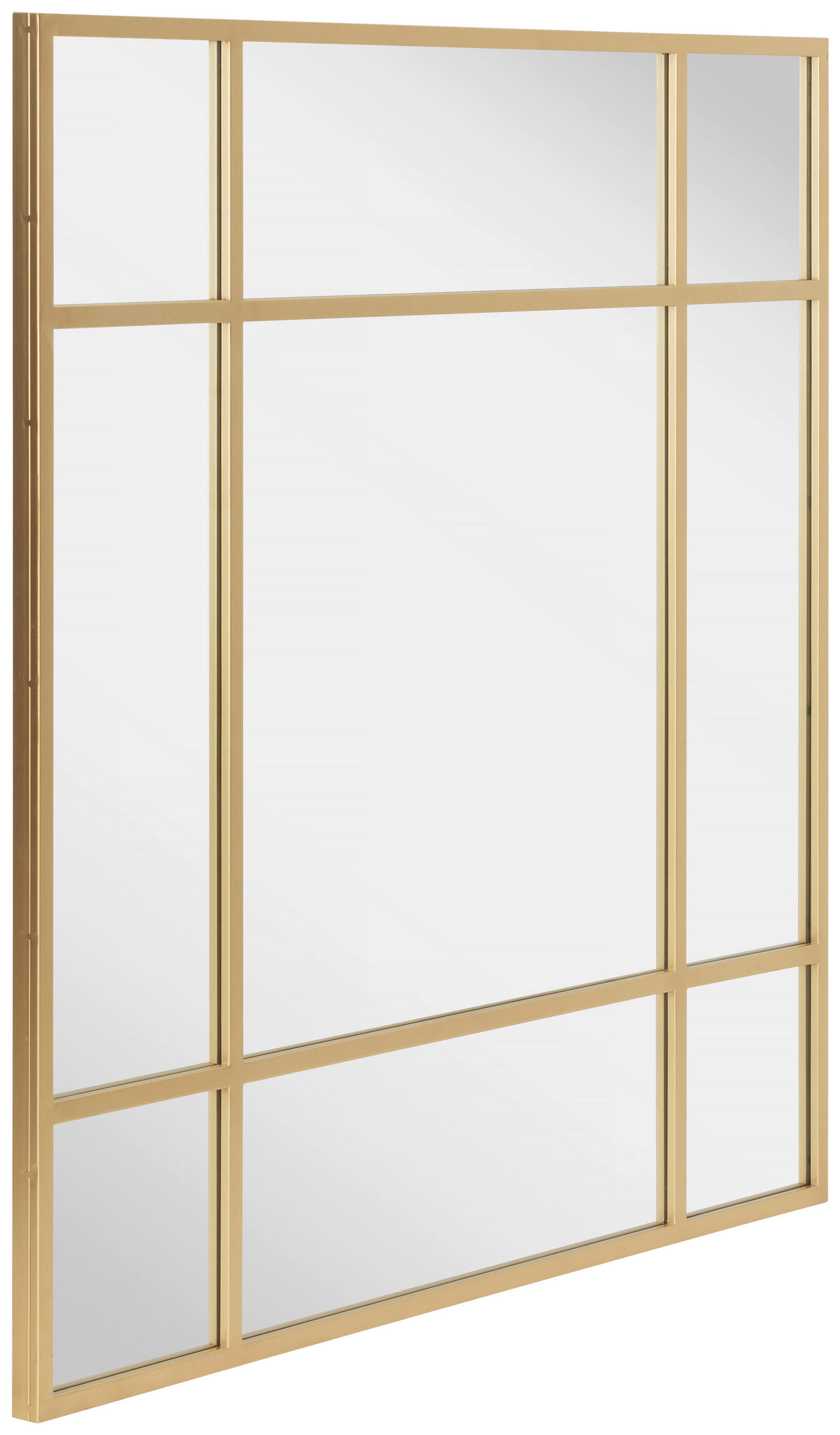 WANDSPIEGEL 120/120/3 cm    - Goldfarben, Design, Glas/Metall (120/120/3cm) - MID.YOU