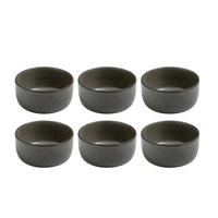 SCHÜSSELSET RAW 6-teilig 13,5 cm  - Graubraun, Basics, Keramik (13,5cm) - Aida