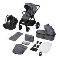 KINDERWAGENSET LO-Layla 3in1  - Grau, Basics (94/62/115cm) - Lionelo