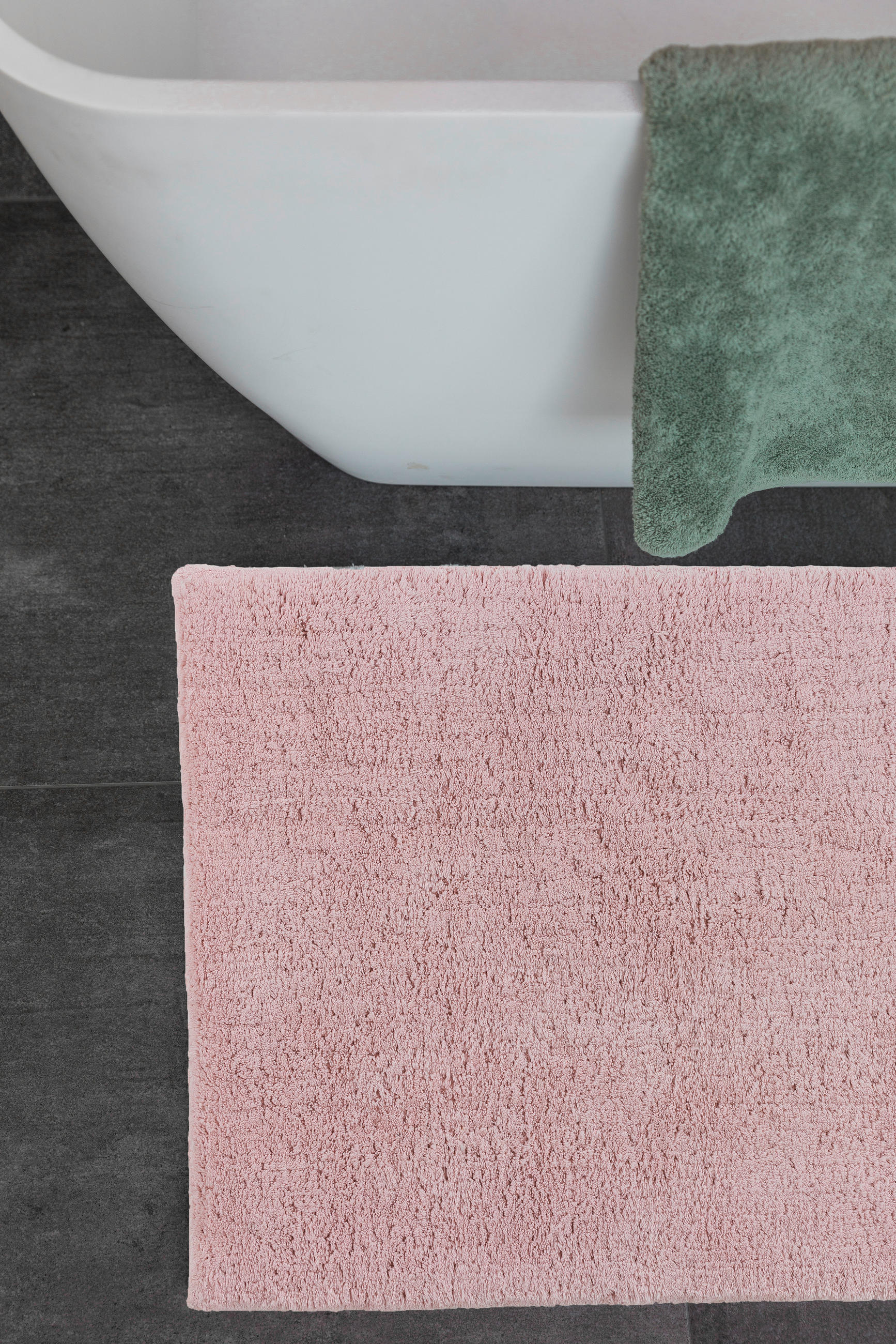 BADTEPPICH Rosa 67/110 cm  - Rosa, Basics, Textil (67/110cm) - Schöner Wohnen