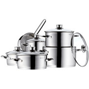SET POSOD - nerjaveče jeklo, Basics, kovina/steklo - WMF