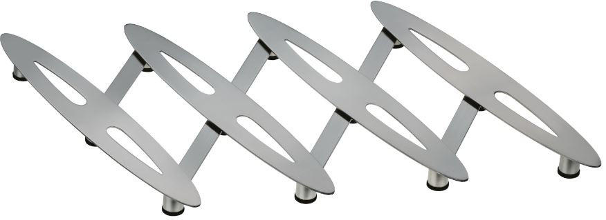 TOPFUNTERSETZER Metall Edelstahlfarben 14/22 cm  - Edelstahlfarben, Basics, Metall (14/22cm) - WMF
