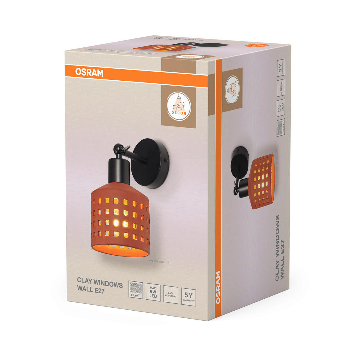 STRAHLER 12.5/16.8/23.2 cm   - Braun, Basics, Keramik/Metall (12.5/16.8/23.2cm) - Osram