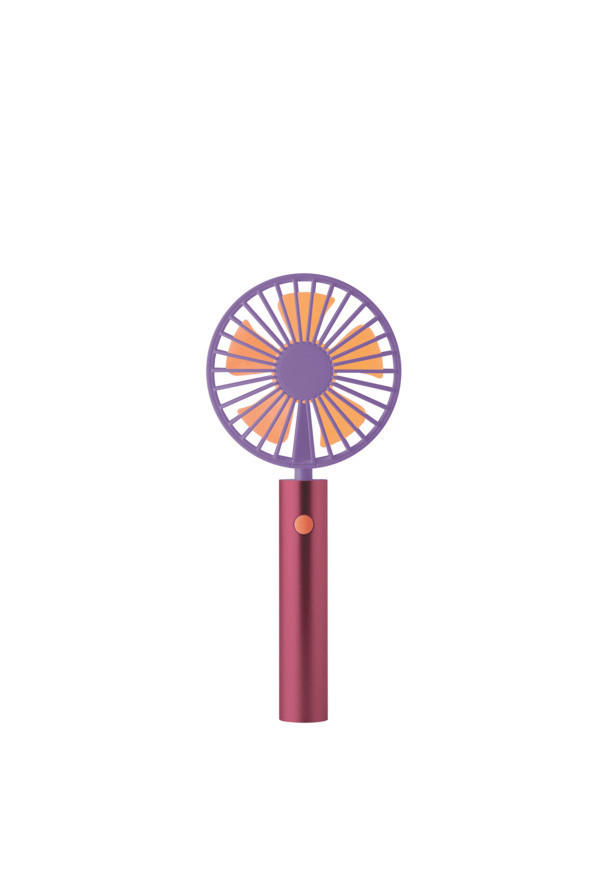 HANDVENTILATOR - Beere, Basics, Kunststoff/Metall (9,7/4,1/22,2cm)