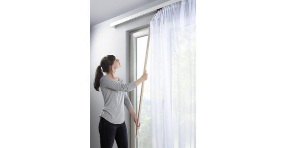 LIFTSTAB 150 cm - Braun, Basics, Holz/Kunststoff (150cm) - Homeware