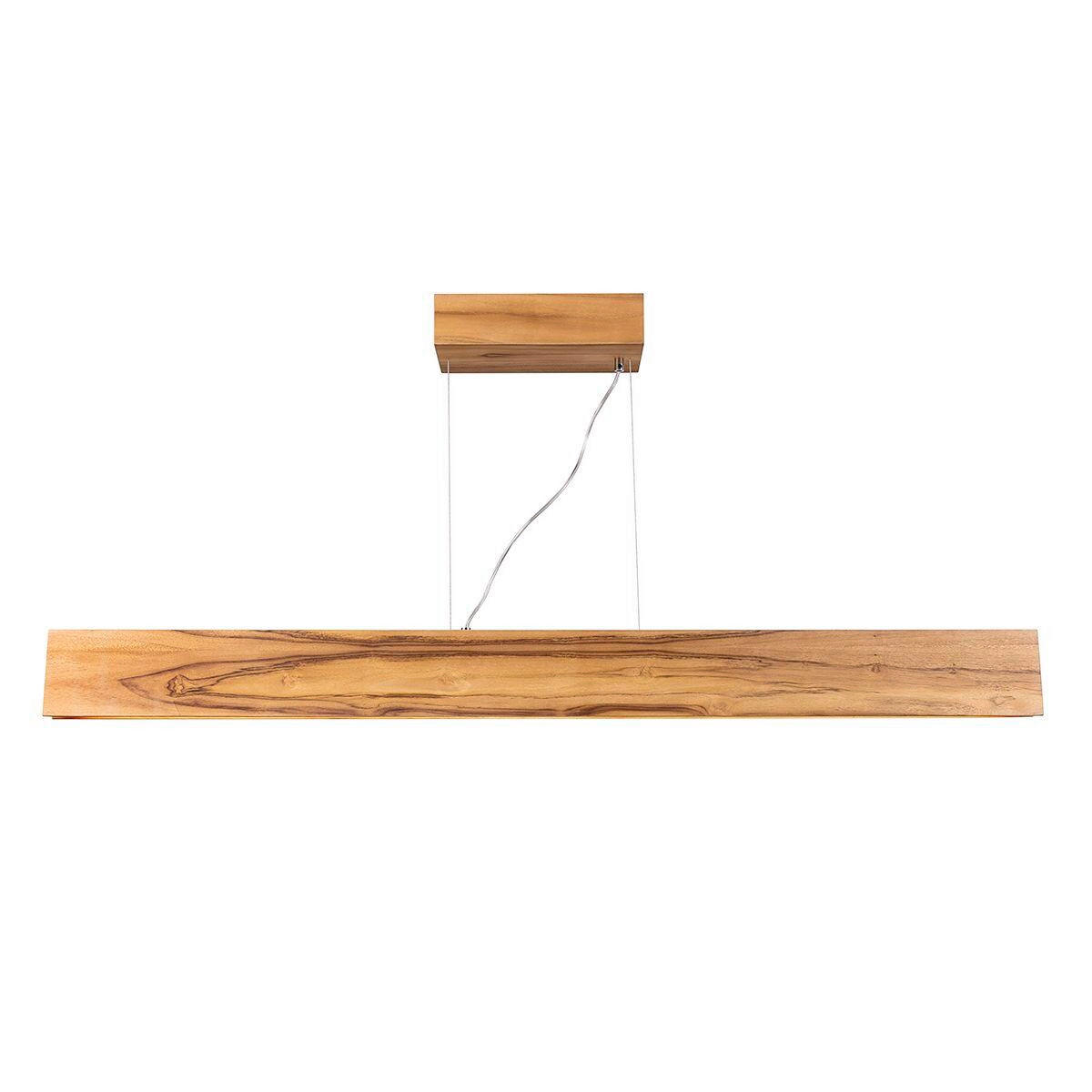 LED-HÄNGELEUCHTE    - Teakfarben, Natur, Holz/Kunststoff (48/5/127cm) - Elstead Lighting