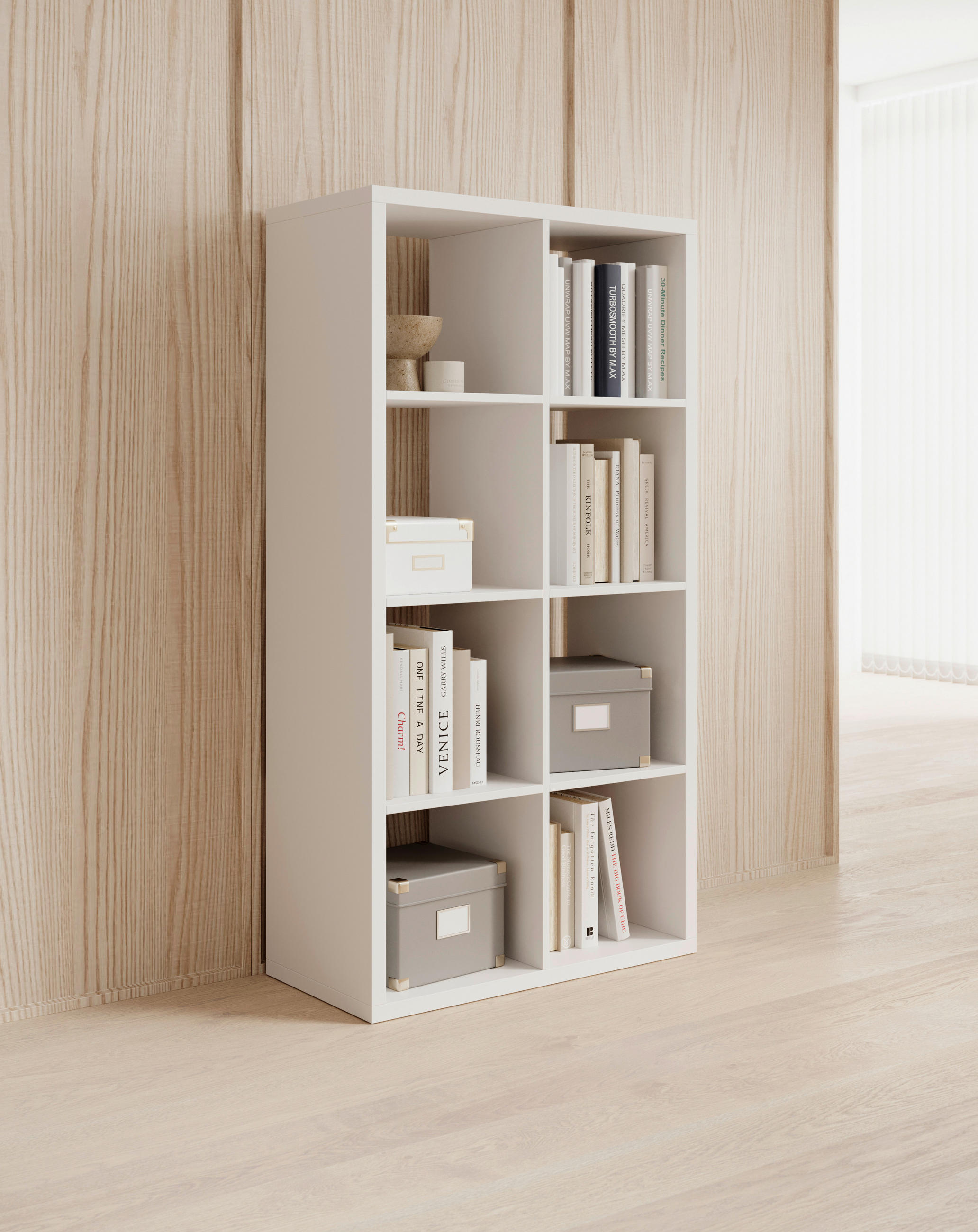 RAUMTEILER - Weiß, Design, Holzwerkstoff (77/147/38cm) - Carryhome