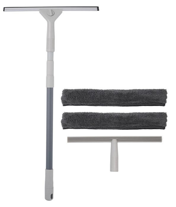 FÖNSTERSKRAPA - grå, Basics, plast (120cm)
