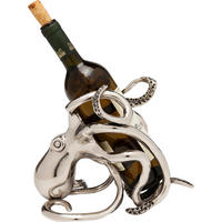 FLASCHENHALTER - Silberfarben, Design, Metall (17/24/21cm) - Kare-Design