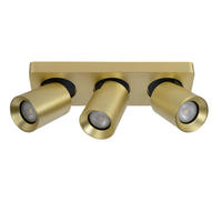 LED-STRAHLER - Messingfarben, Konventionell, Metall (30/10/11.5cm) - Lucide