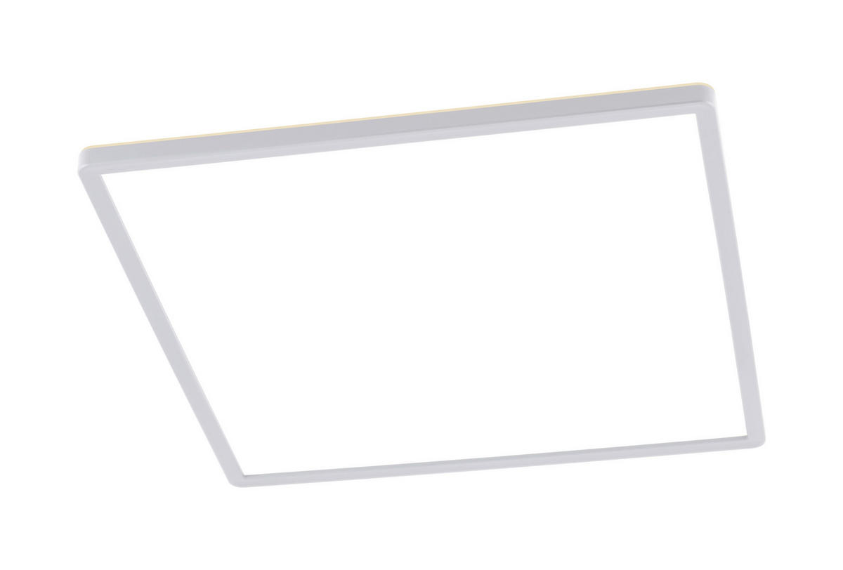STROPNÍ LED SVÍTIDLO, 42/42/2,9 cm - bílá, Basics, plast (42/42/2,9cm) - Novel