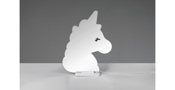LED-DEKOLEUCHTE Unicorn 30,5/39,5 cm  - Weiß, LIFESTYLE, Kunststoff/Metall (30,5/39,5cm) - Novel