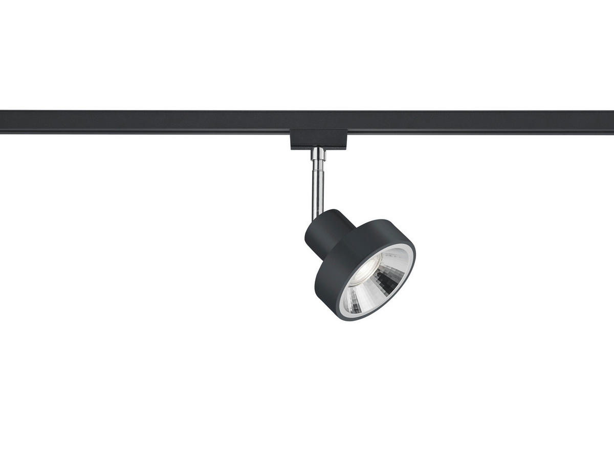 SCHIENENSYSTEM-STRAHLER DUOLINE TRACK-SYSTEM 18/11/11 cm   - Schwarz, Basics, Metall (18/11/11cm) - Trio Leuchten