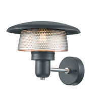 AUßENWANDLEUCHTE Saturne 27/21/29,5 cm   - KONVENTIONELL, Glas/Metall (27/21/29,5cm) - Elstead Lighting