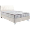 BOXSPRINGBETT 140/200 cm  in Creme  - Chromfarben/Creme, KONVENTIONELL, Kunststoff/Textil (140/200cm) - Hom`in