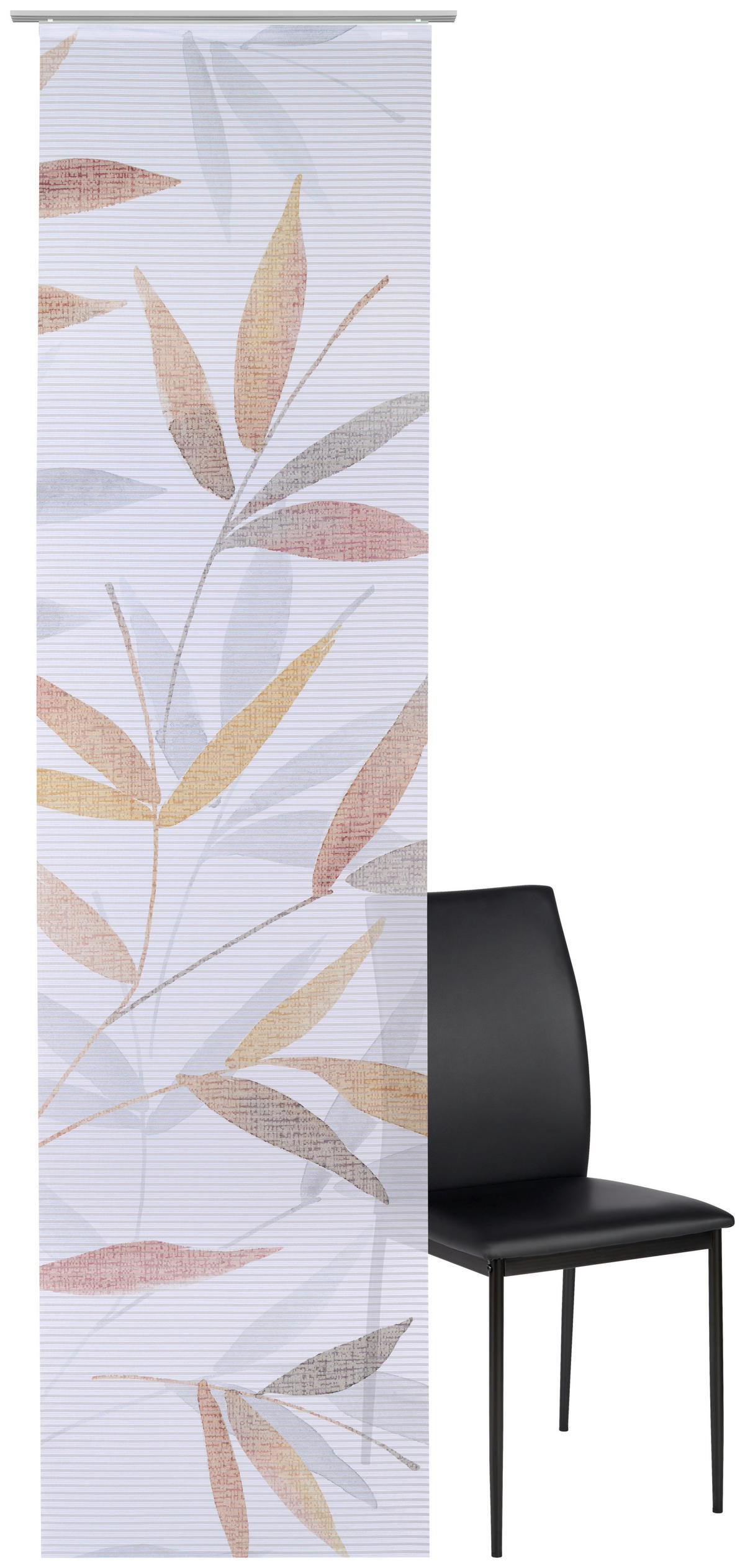 FLÄCHENVORHANG in Multicolor halbtransparent  - Multicolor, Basics, Textil (60/255cm) - Novel