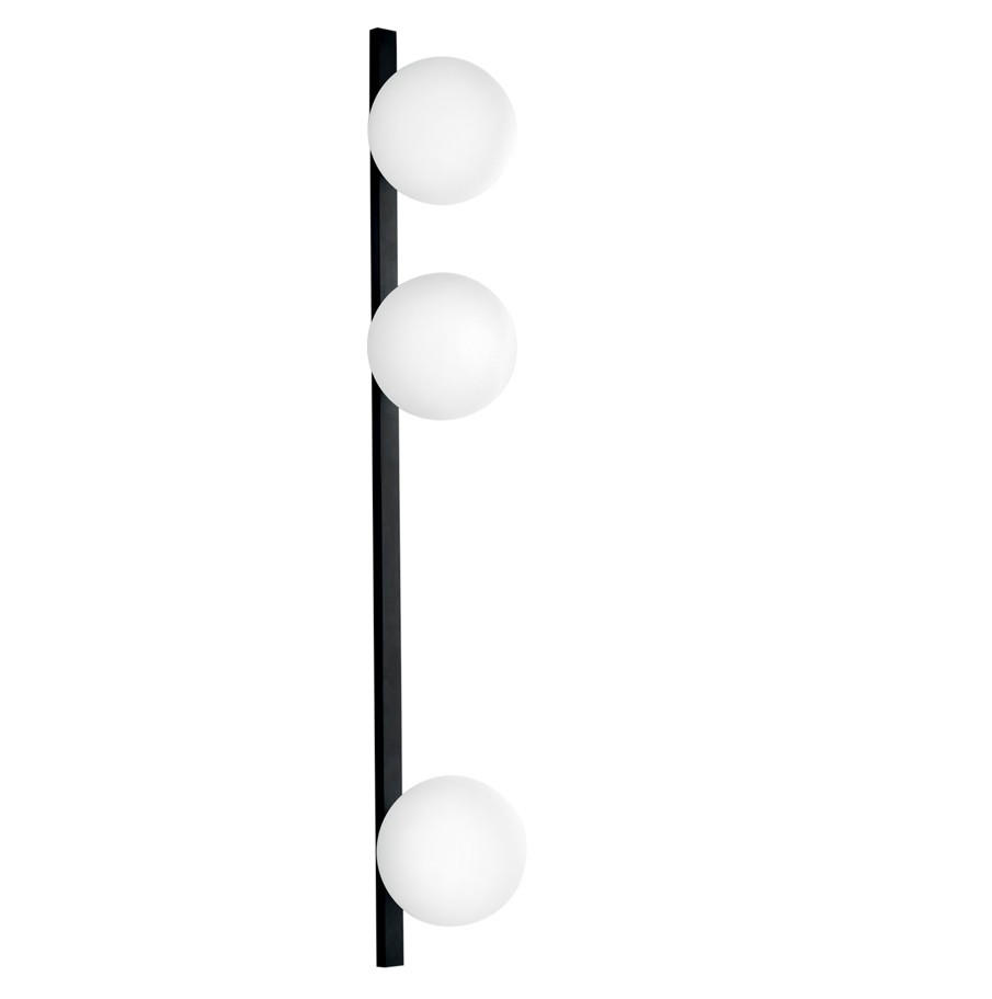 Luce ambiente Design Wandleuchte Luce Ambiente e Design Schwarz, Weiß 90 cm