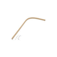 SCHLEIERSTANGE SLEEPI V3  61,5/4,5/0,4 cm  - Buchefarben, Basics, Holz (61,5/4,5/0,4cm) - Stokke