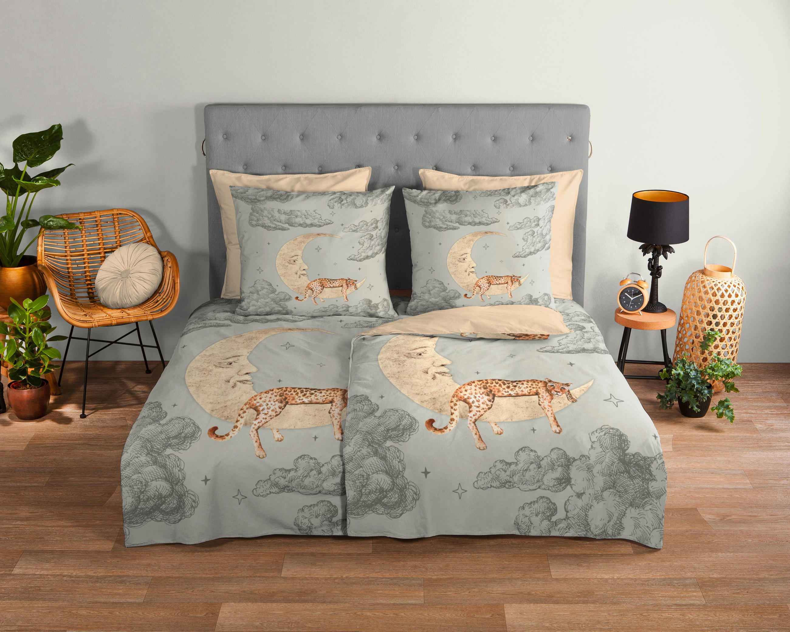 WENDEBETTWÄSCHE Boaz Renforcé 135/200 cm  - Multicolor, Design, Textil (135/200cm)