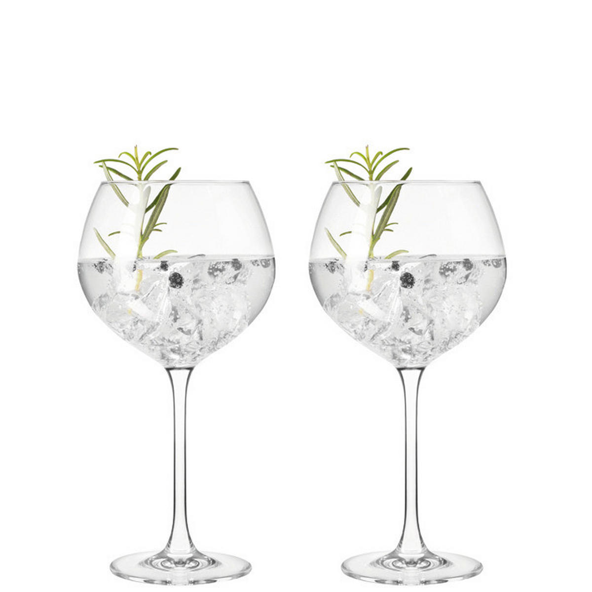 SET ČAŠA  2 dela   - providno/prozirna, Osnovno, staklo (22,6/21,5/11,5cm) - Leonardo