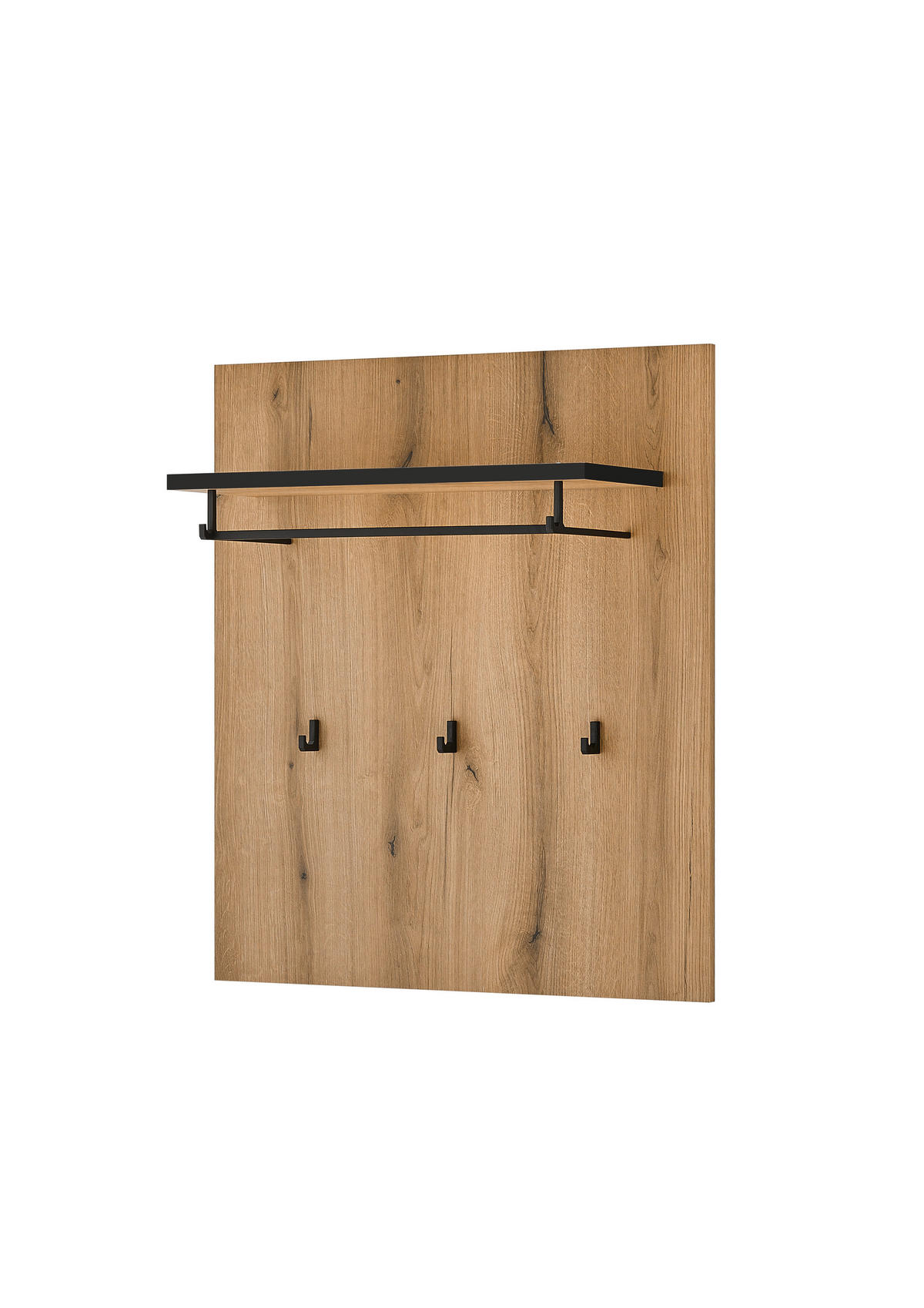 GARDEROBENPANEEL  in 79/89/25 cm  - Eichefarben/Anthrazit, MODERN, Holzwerkstoff (79/89/25cm) - MID.YOU