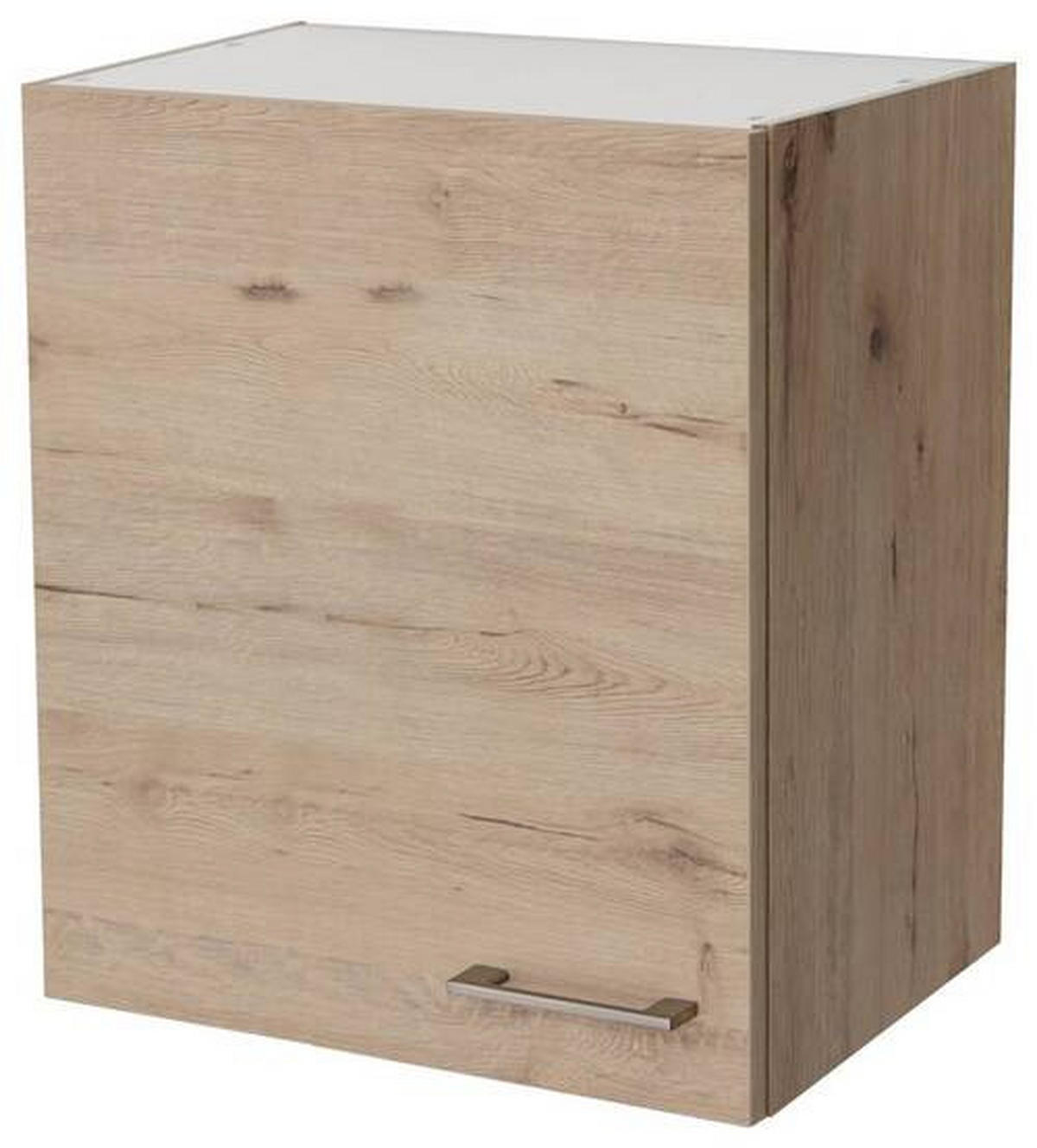 KÜCHENOBERSCHRANK 50/54,8/32 cm  in Eiche San Remo  - Edelstahlfarben/Eiche San Remo, MODERN, Holzwerkstoff/Metall (50/54,8/32cm) - FlexWell