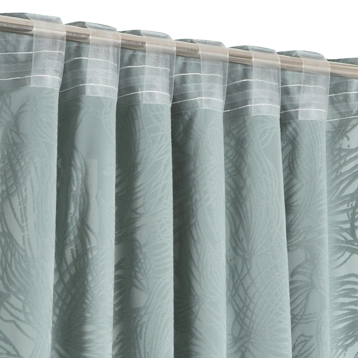 FERTIGVORHANG  blickdicht   135/280 cm  - Salbeigrün, Basics, Textil (135/280cm)