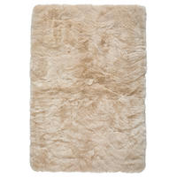 SCHAFFELL 120/180 cm Creme rechteckig  - Creme, Natur, Leder/Fell (120/180cm) - Linea Natura