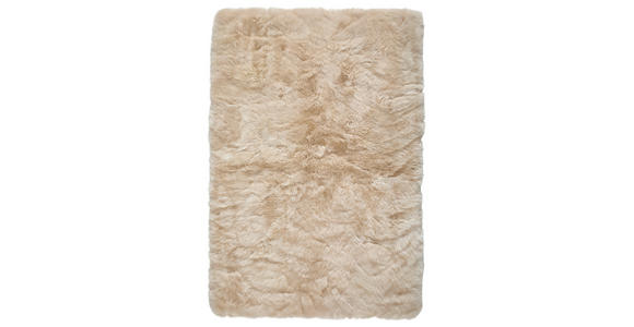 SCHAFFELL 120/180 cm Creme rechteckig  - Creme, Natur, Leder/Fell (120/180cm) - Linea Natura