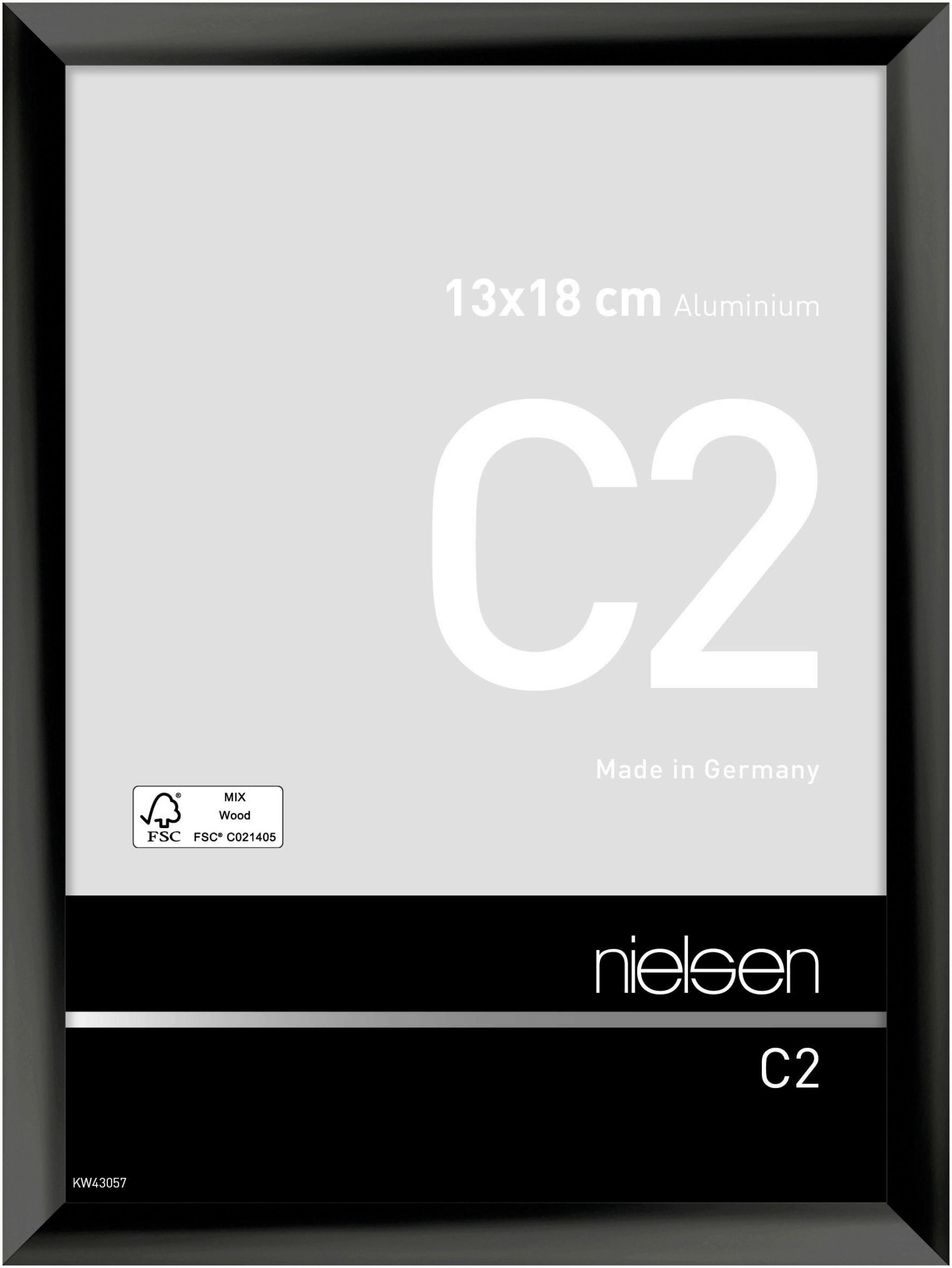 Nielsen Rahmen Schwarz 14.54x19.54x2.5 cm