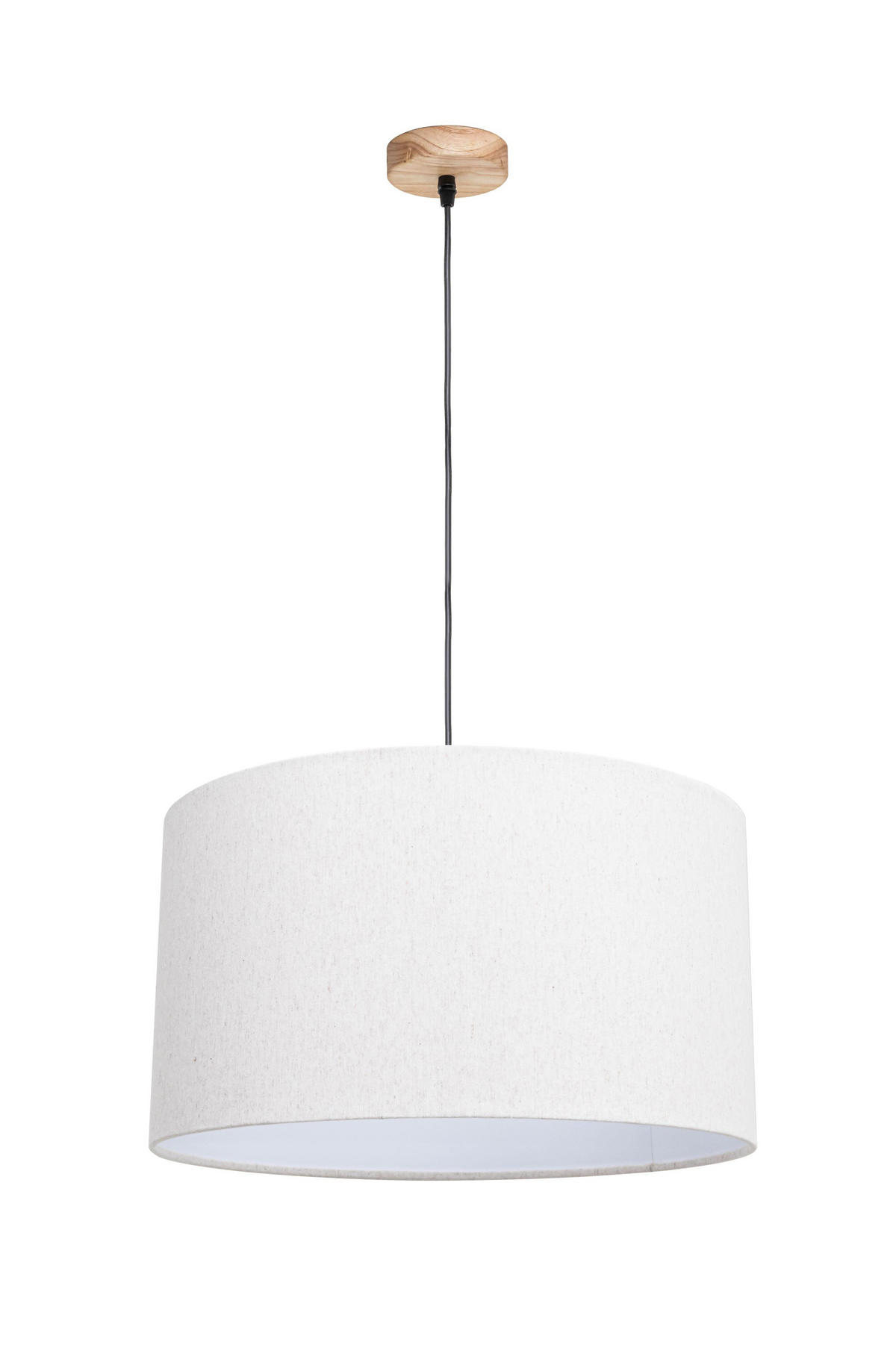 HÄNGELEUCHTE 50/120 cm  - Eichefarben/Naturfarben, Basics, Holz/Textil (50/120cm) - Novel