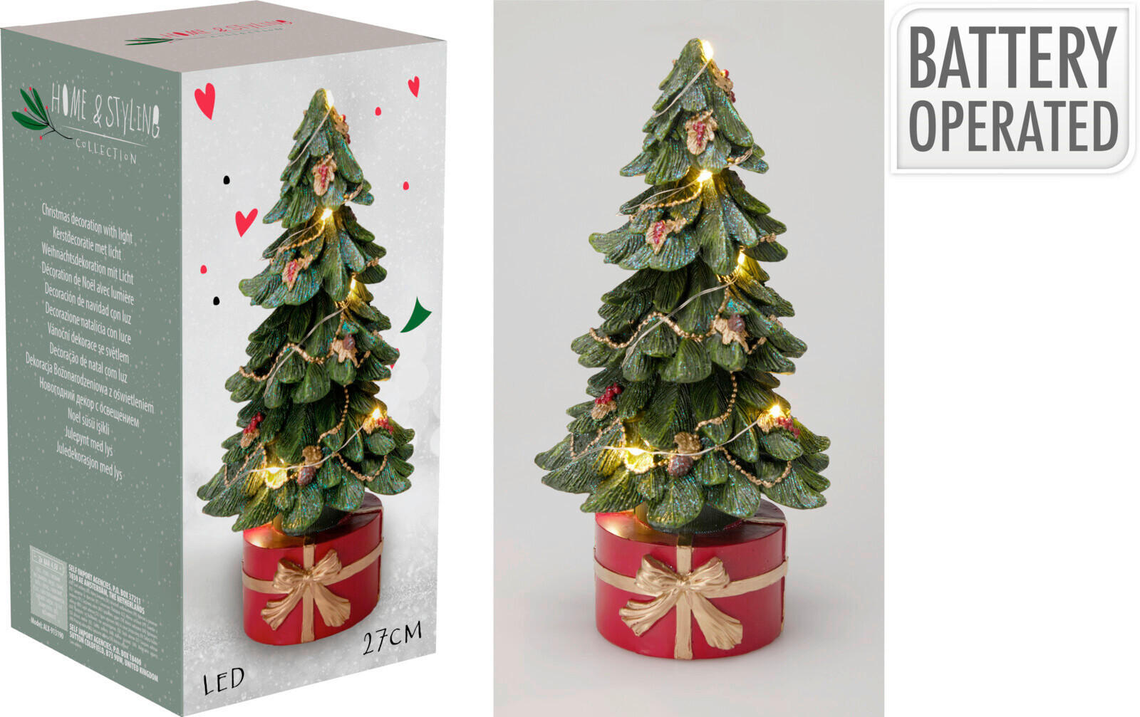 DEKORAČNÍ VÁNOČNÍ STROMEK