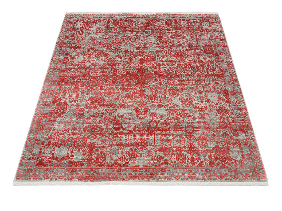 WEBTEPPICH 140/200 cm Colorè Rot  - Rot, LIFESTYLE, Textil (140/200cm) - Dieter Knoll