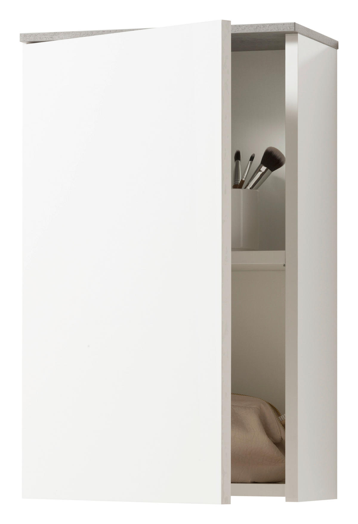 ZGORNJA OMARA 40/65/22 cm  - bela, Moderno, leseni material (40/65/22cm) - Xora