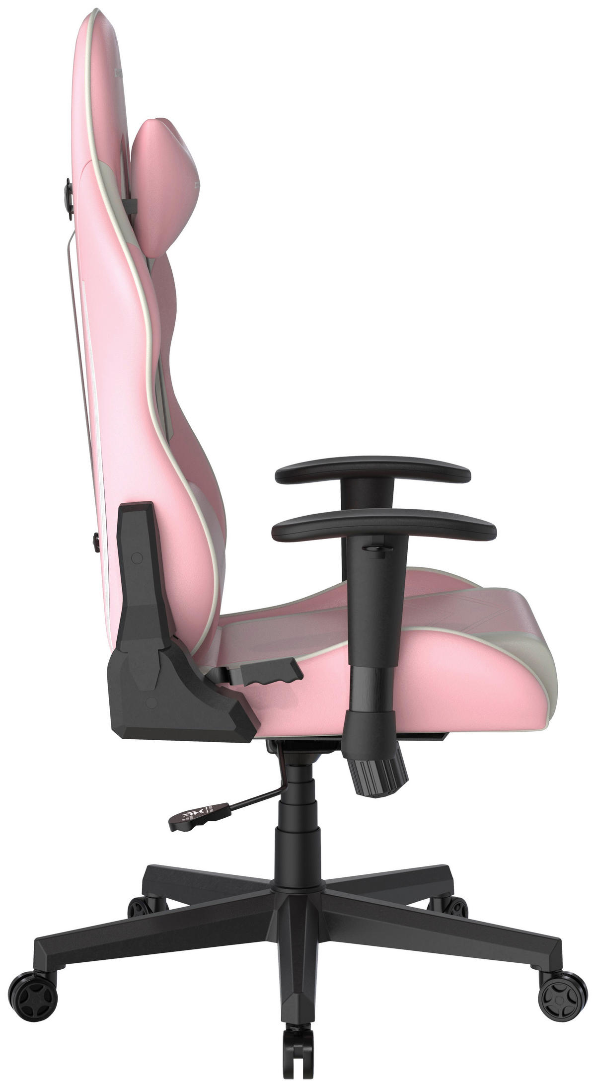 HERNÍ ŽIDLE, bílá, pink - bílá/pink, Moderní, textil/plast (67/126/67cm) - Dxracer