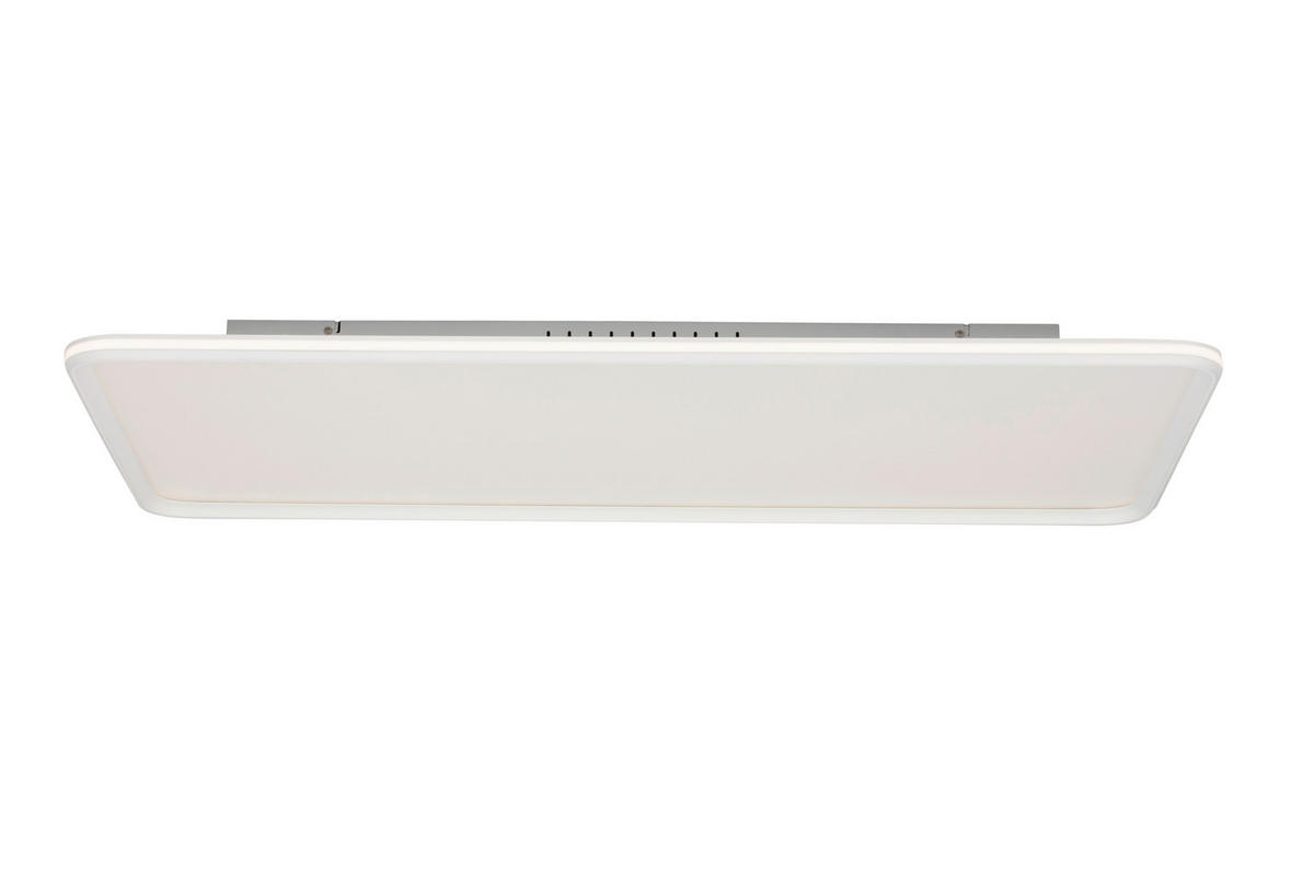 LED-DECKENLEUCHTE Bosona 110/60/7 cm  - Weiß, Basics, Kunststoff/Metall (110/60/7cm) - Novel