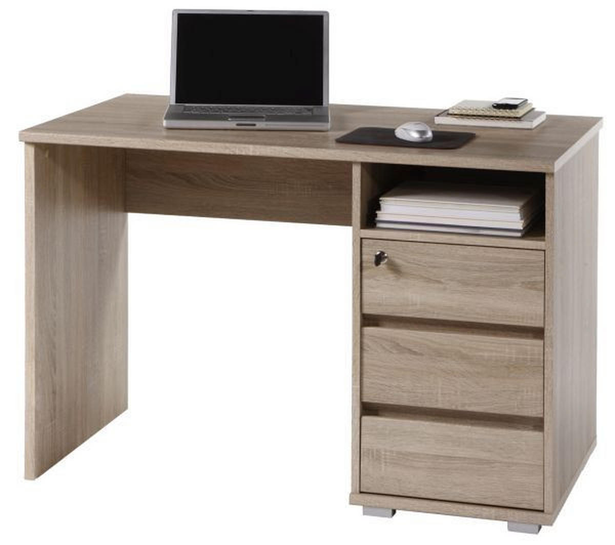 Birou, material pe bază de lemn - stejar Sonoma, Design, material pe bază de lemn (110/75/65cm) - Cantus