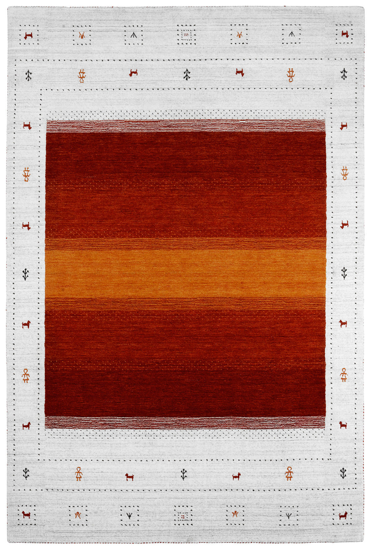 HANDWEBTEPPICH 120/170 cm Multicolor  - Multicolor, Basics, Textil (120/170cm) - Obsession