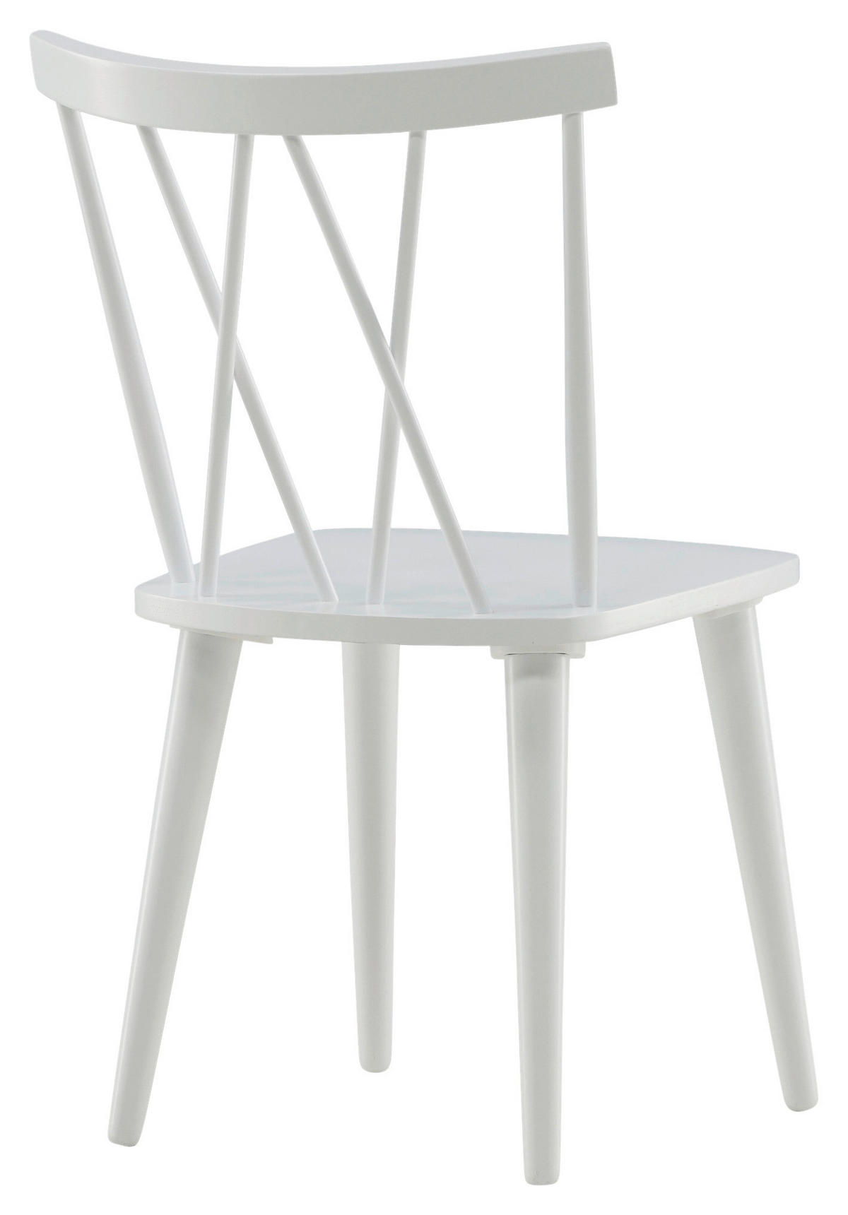 STOLSET 2 styck  - vit, Design, trä (53.5/86/50cm) - Livetastic