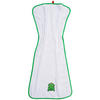 HANDTUCH FROSCH Grün, Weiß  - Weiß/Grün, Basics, Textil (50/100cm)
