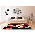 FLACHWEBETEPPICH 170/240 cm Multicolor, Schwarz  - Multicolor/Schwarz, Basics, Textil (170/240cm) - Novel