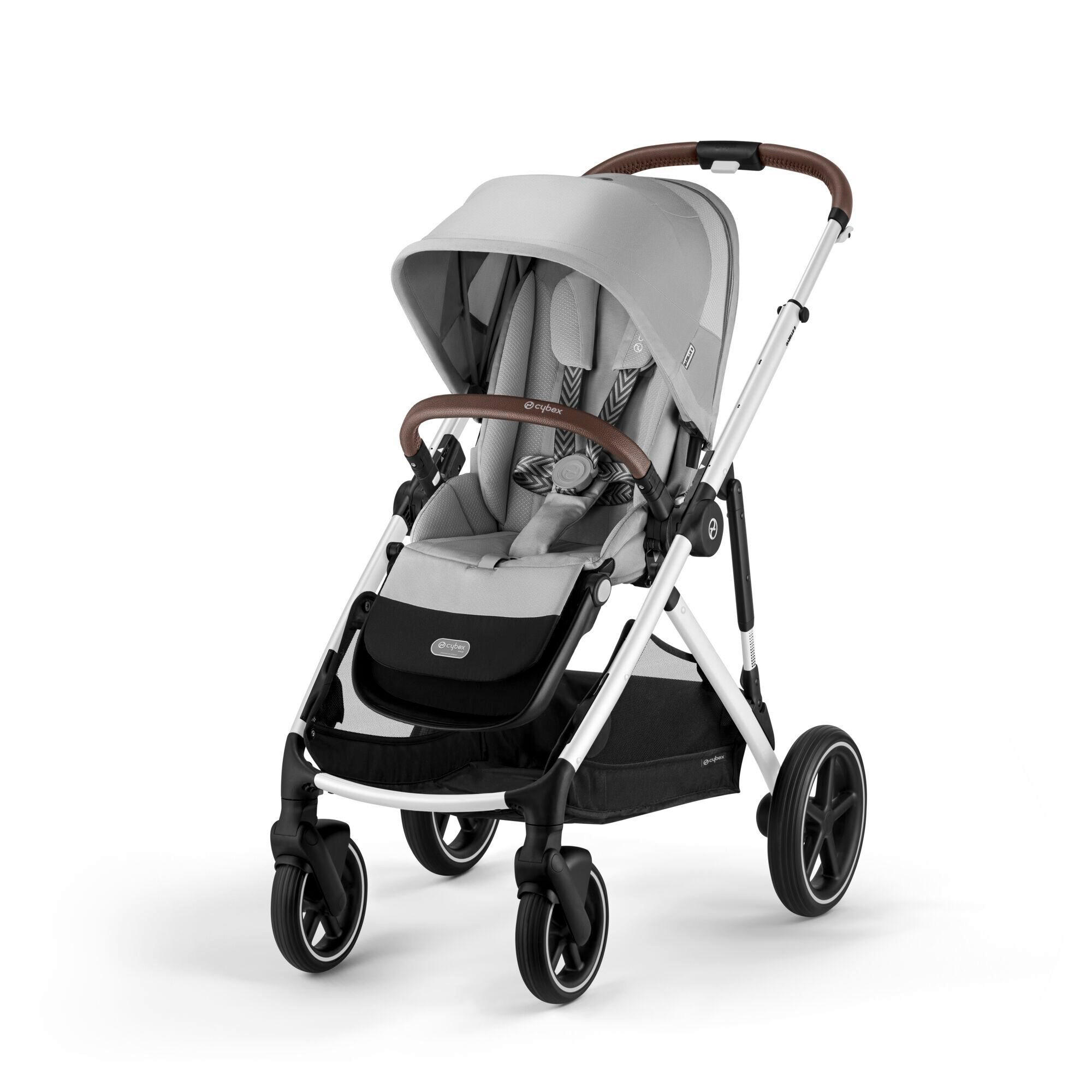 BARNVAGN Gazelle S  - silver/grå, Basics, metall/textil (93-106/65/100-110cm) - Cybex